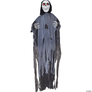 60 animated light up hanging ghost skeleton in chains halloween decoration~ss74802-a06