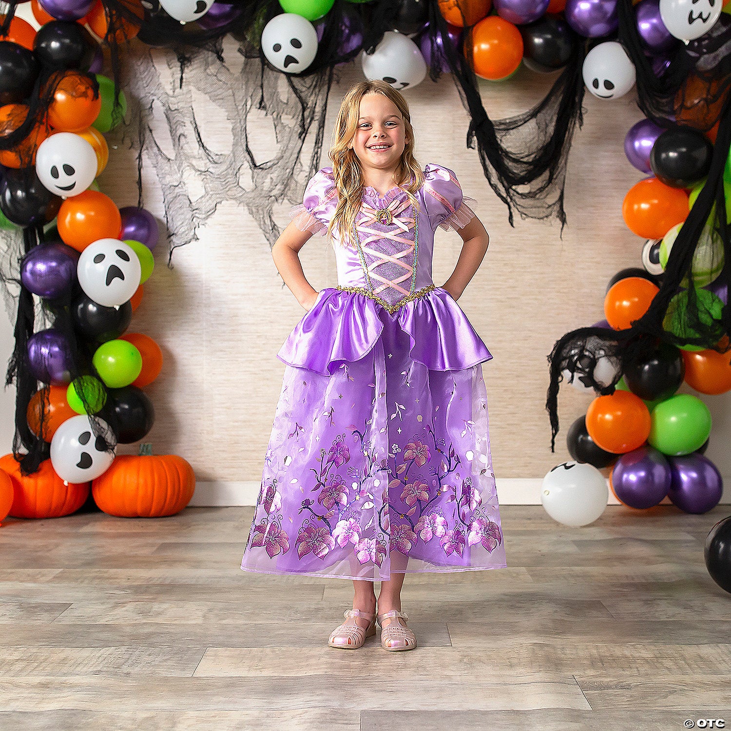 kids deluxe disney s tangled rapunzel costume medium 7 8~dg117849k-a01
