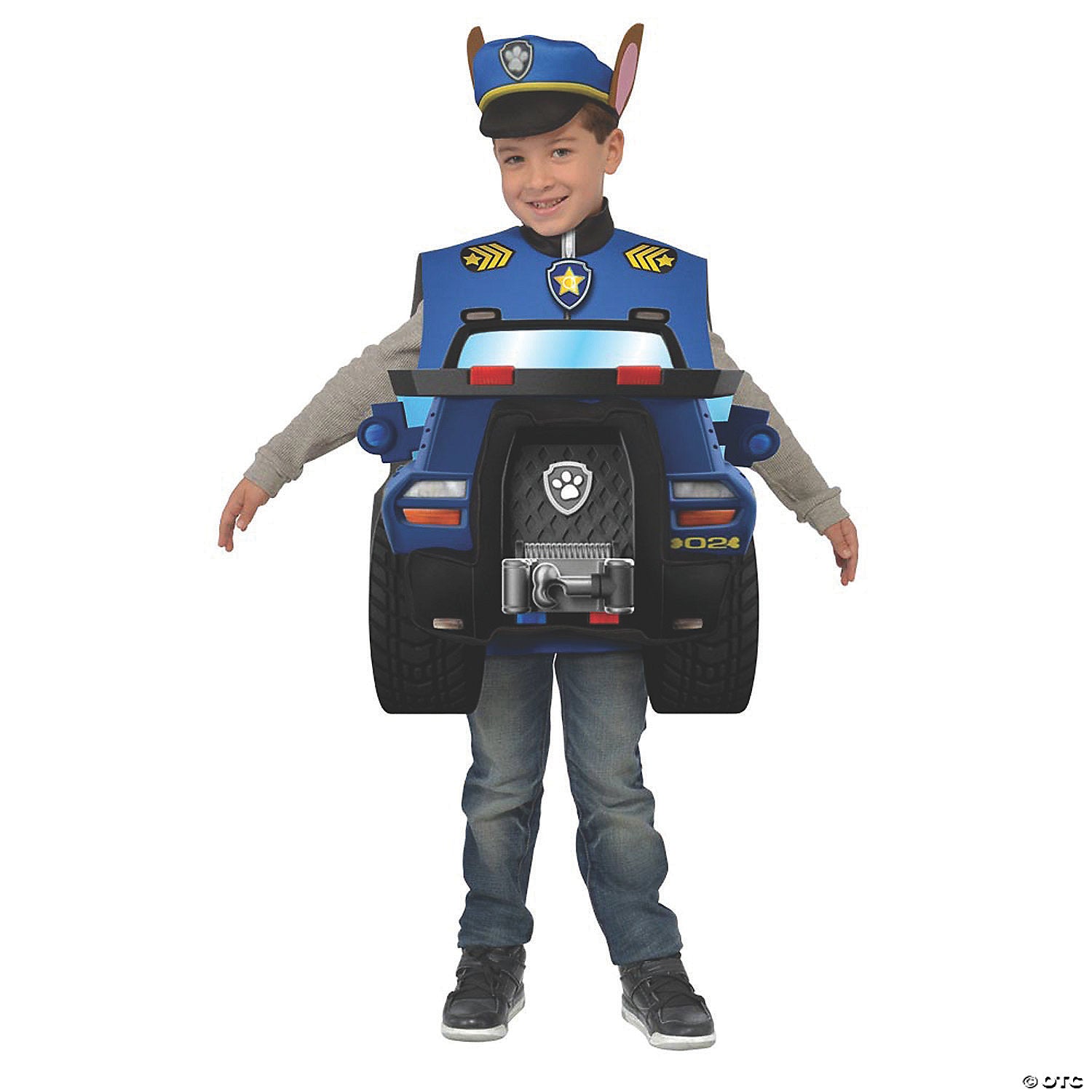 toddler boy& 8217 s deluxe paw patrol& 8482 chase costume 2t 4t~ru610836t