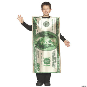 boy s 100 dollar bill costume medium~gc995