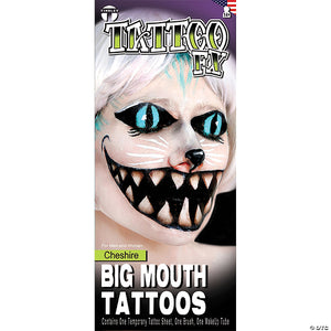 cheshire big mouth tattoo fx~dfbmkit300-a01