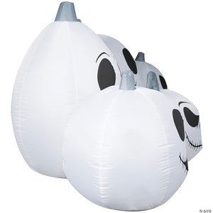 40 blow up inflatable nightmare before christmas jack skellington pumpkins with built in led lights outdoor yard decoration~ss228884g-a02