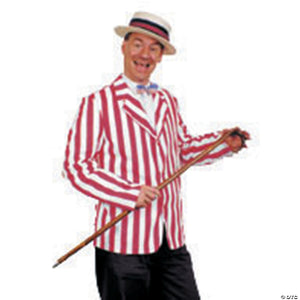 polycotton roaring & 8217 20s blazer adult men& 8217 s costume~ac170lg