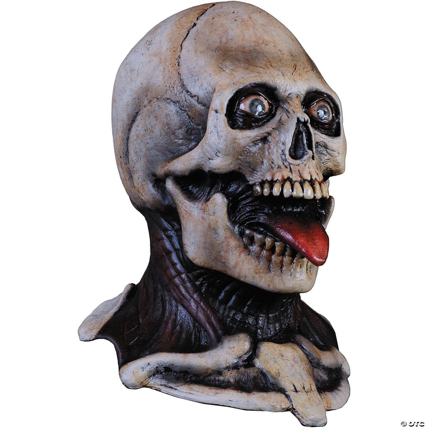 the return of the living dead& 8482 party time skeleton zombie mask costume accessory~macgem100