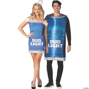 adults bud light beer couple costumes~gc10174