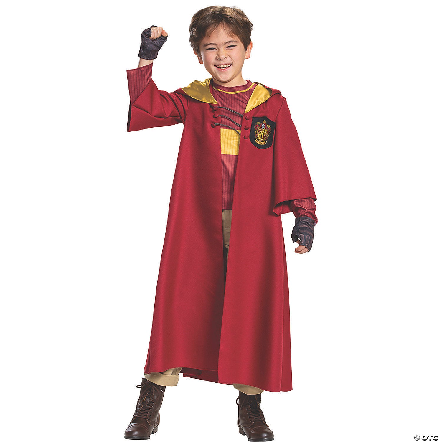 kids deluxe harry potter quidditch gryffindor costume large 10 12~dg108019g