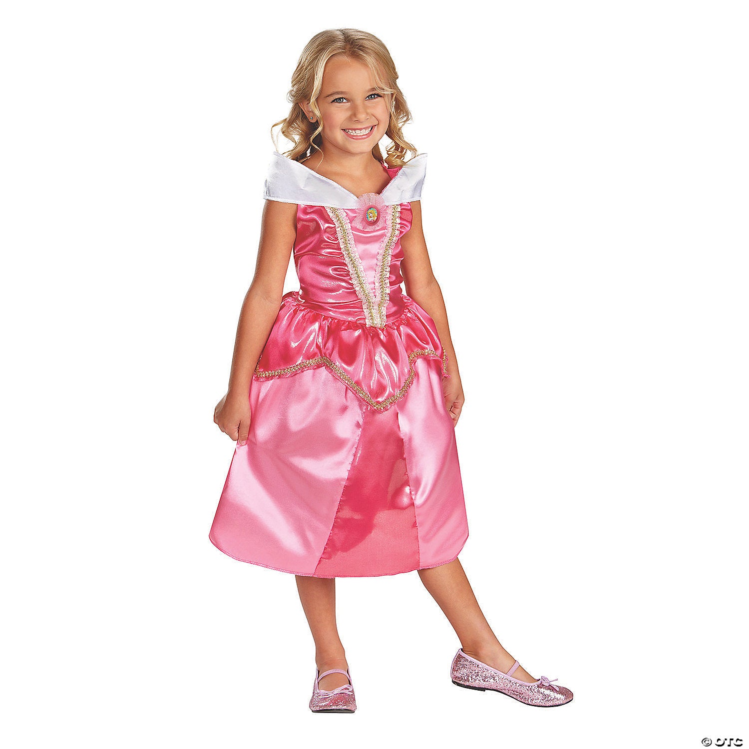 toddler girl& 8217 s classic sparkle disney princess sleeping beauty& 8482 aurora costume 3t 4t~dg59180m