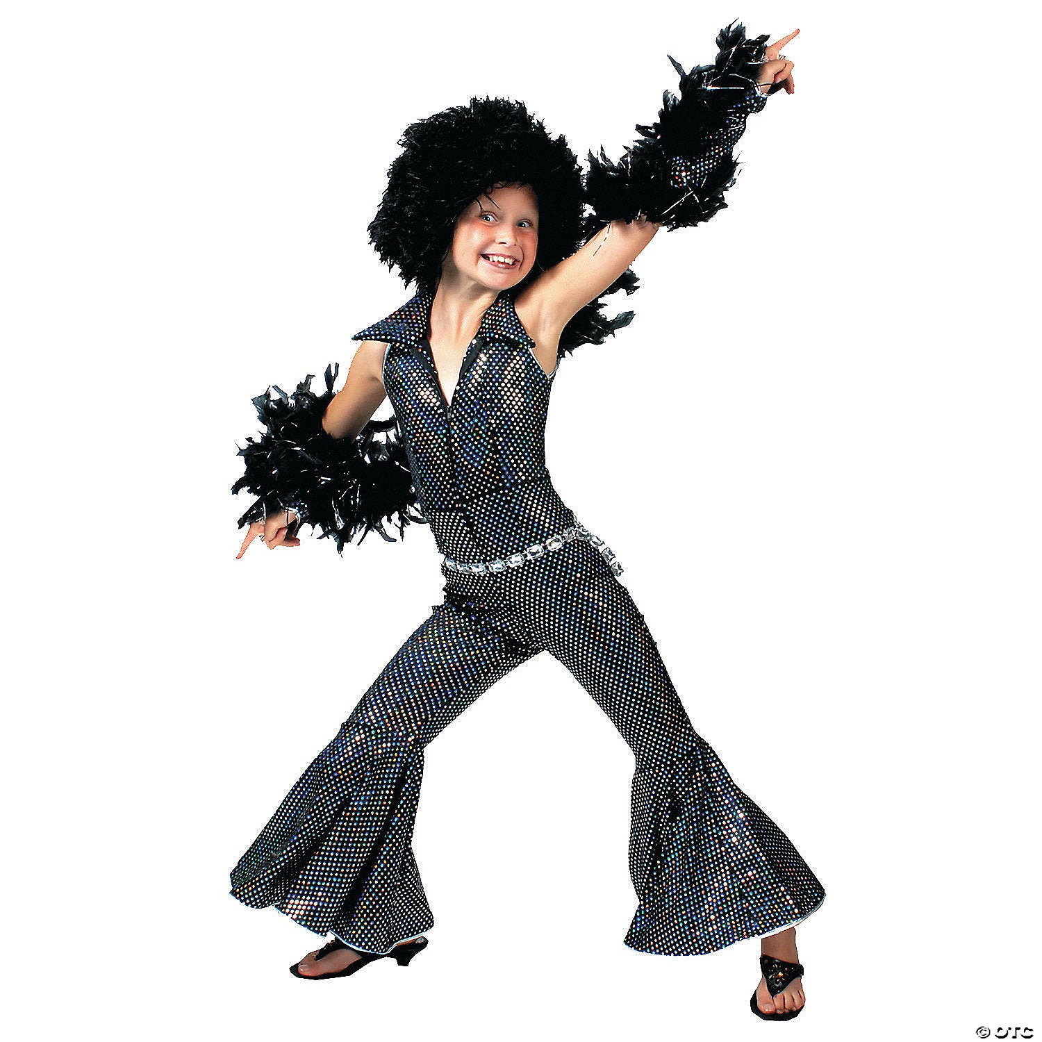 girl& 8217 s boogie disco costume medium~ff741888