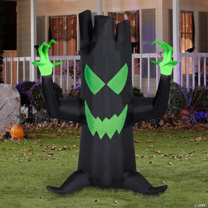 83 blow up inflatable light up black tree with built in led lights outdoor yard decoration~ss227780g-a02