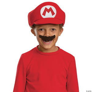 kids super mario bros & 8482 elevated mario mustache costume accessory~dg146339