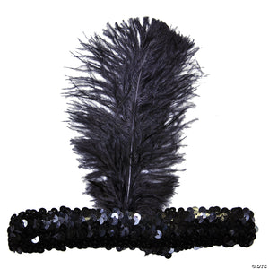 women s 20s flapper headband~bc22bk