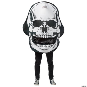adult skull mouth head costume~gc7296