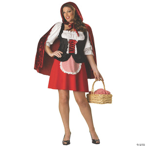 women s red riding hood plus size costume 2x~ic5411xxl