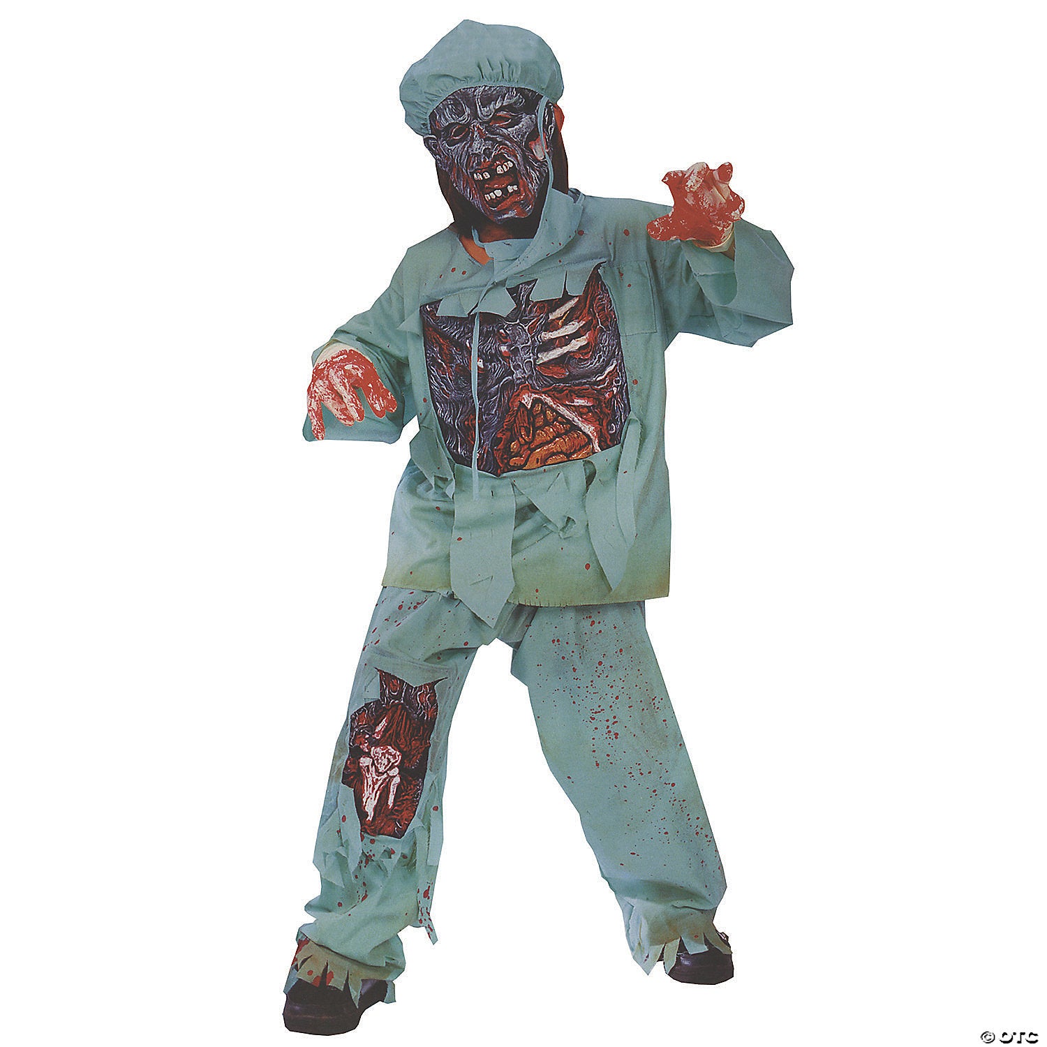 boy s zombie doctor costume medium~fw5957md