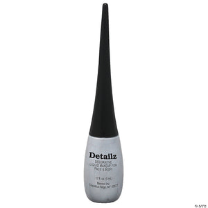mehron detailz& 8482 fine tip liquid makeup silver~dd513