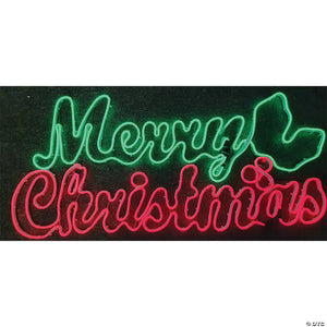 light glo led merry christmas sign~ma44729