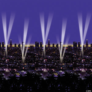 skyline starry night backdrop~bg52025