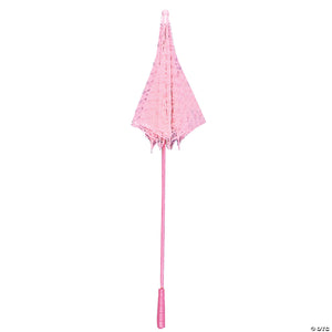 33 pink lace parasol~bb28pk