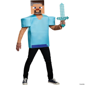 adults minecraft steve costume~dg67695