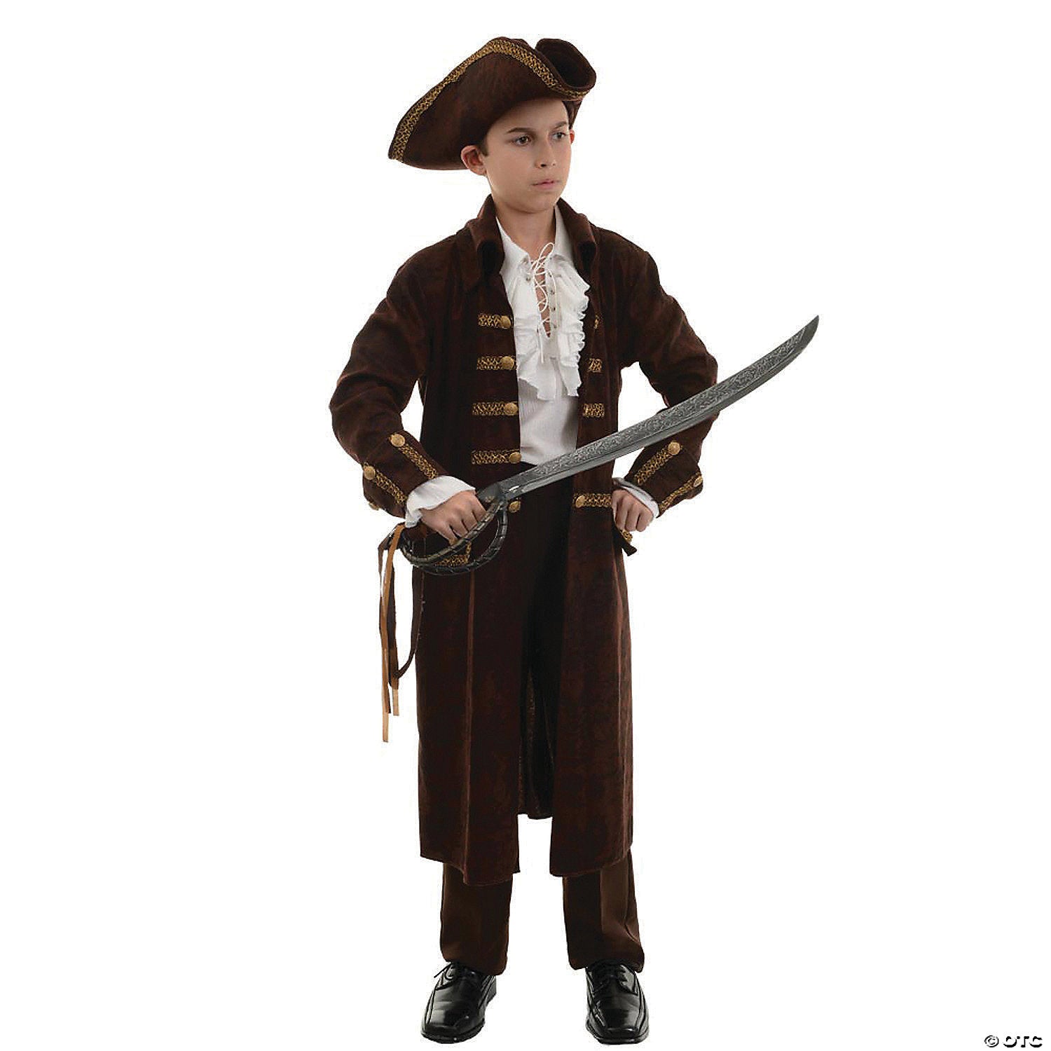 boy s brown pirate captain costume small~ur26300sm