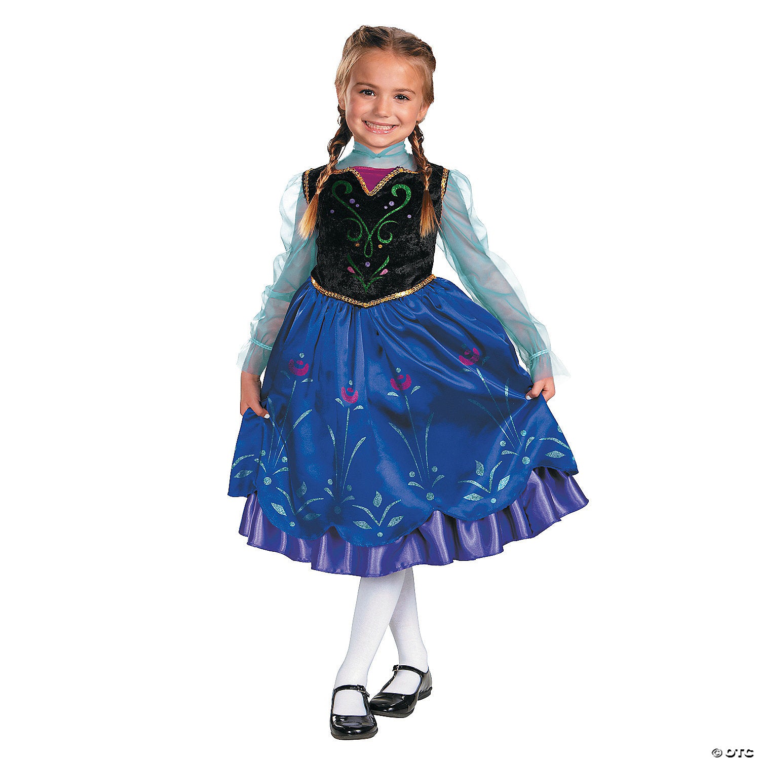 girl& 8217 s deluxe disney& 8217 s frozen& 8482 anna costume small~dg57005l