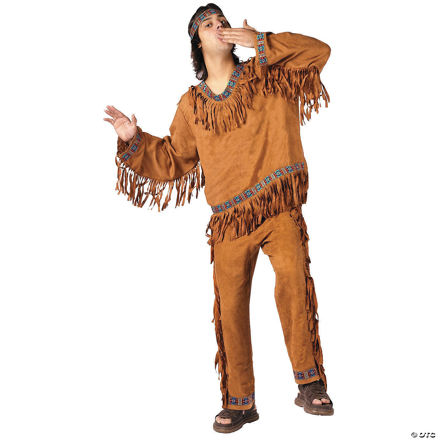 men s american indian man costume large~fw131024