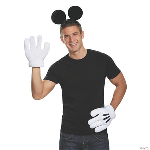 adult s mickey mouse ears and gloves kit~dg95776