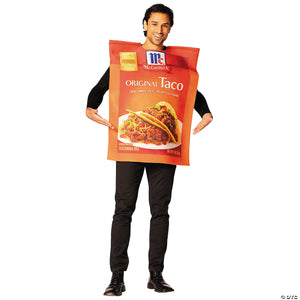 adults mccormick& 8482 taco seasoning packet costume~gcr1369