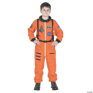 kid s orange astronaut suit costume small~ar52sm