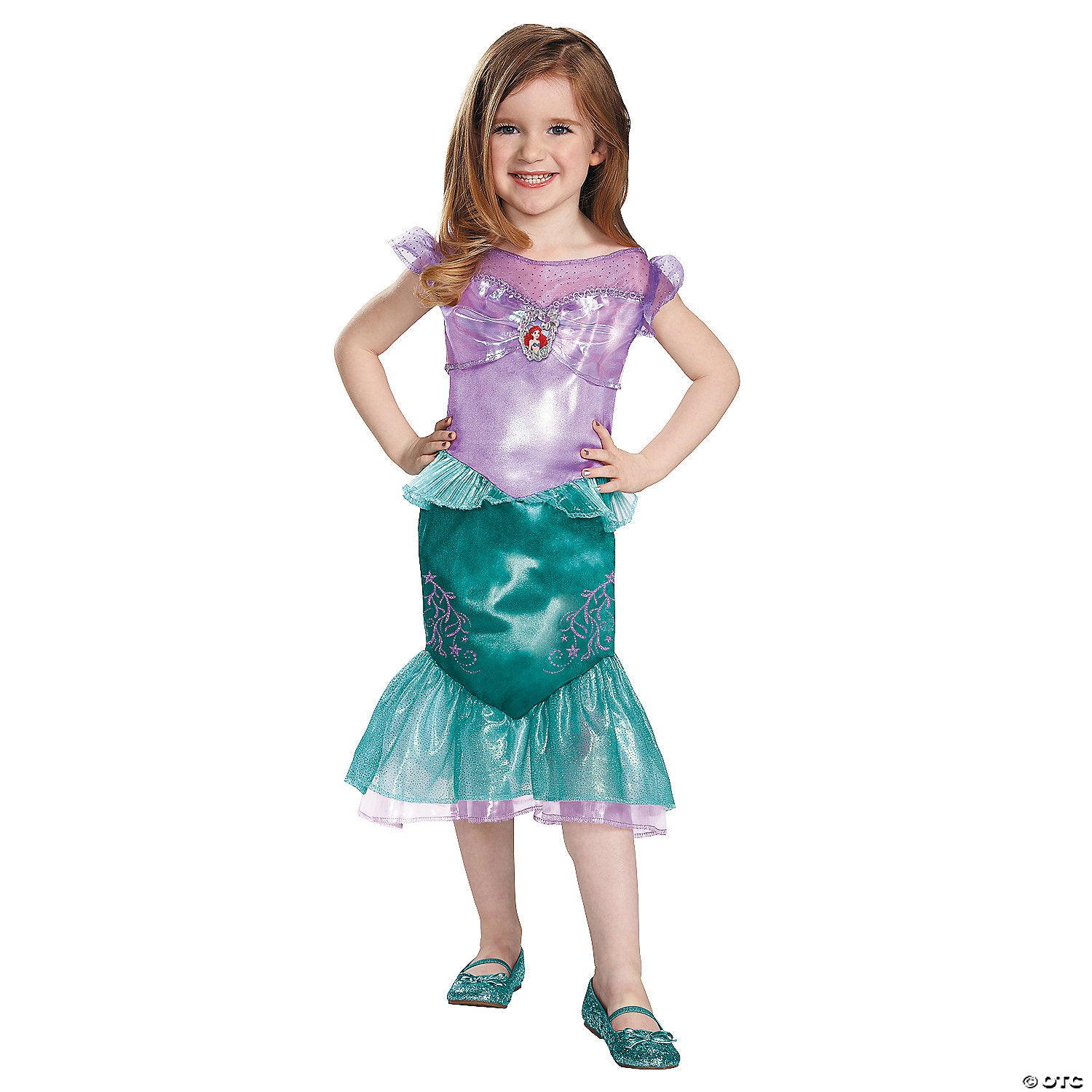 toddler classic little mermaid ariel costume medium~dg82905m