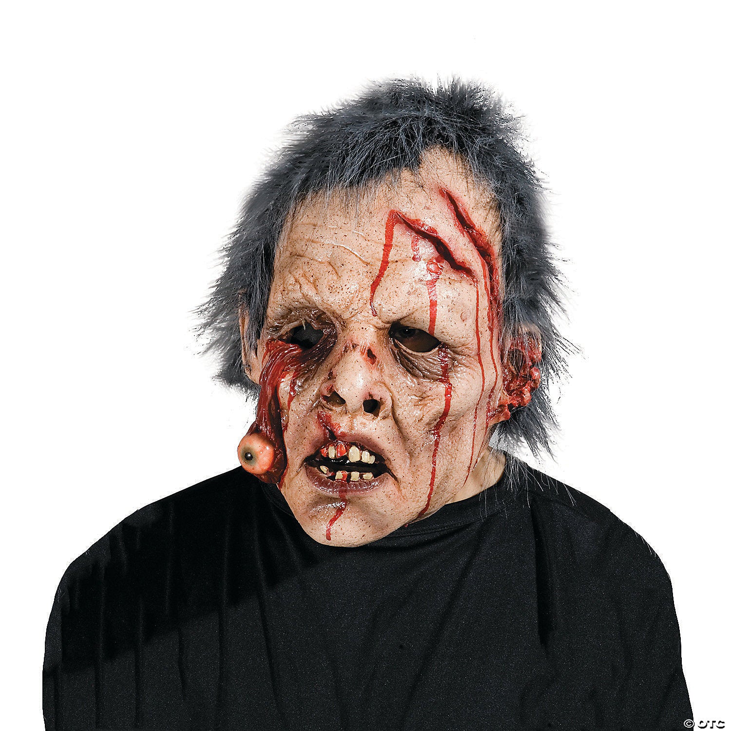adults why yes eye doo zombie halloween mask~7009bs