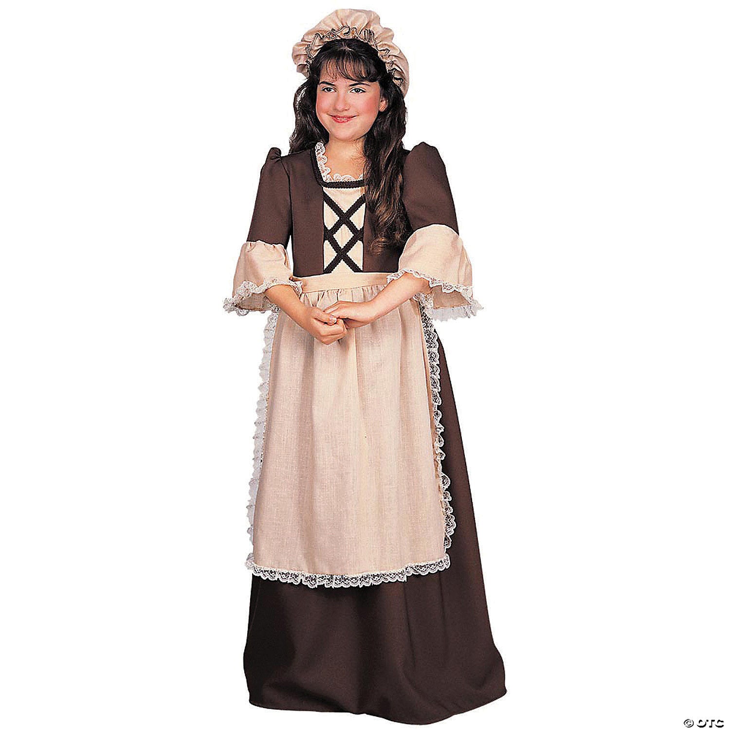girl s colonial costume medium~ru882625md