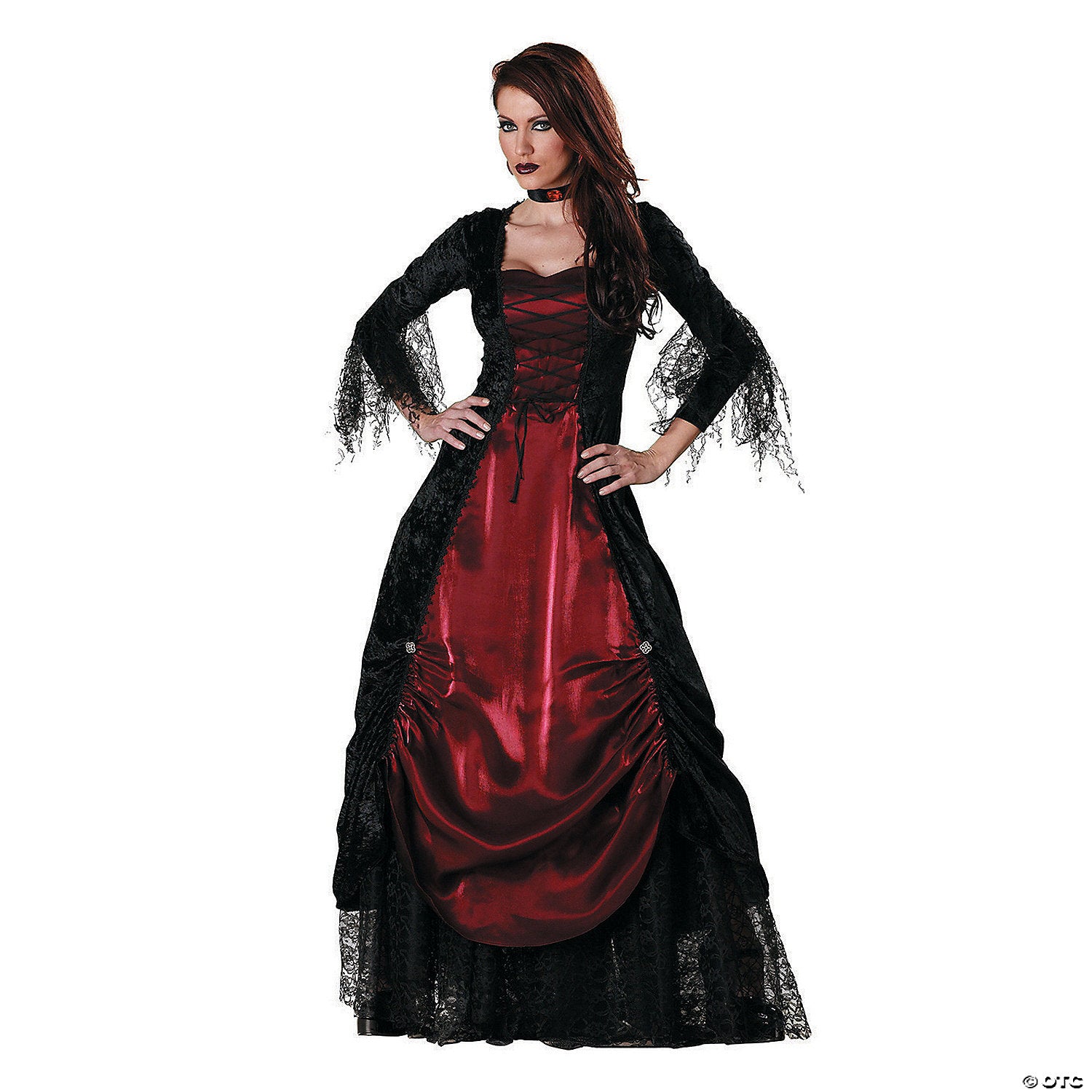 women s vampira gothic costume large~ic1002lg