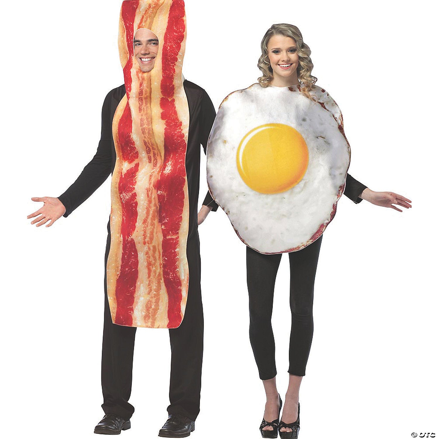 adult bacon and egg couple costumes~gc10166