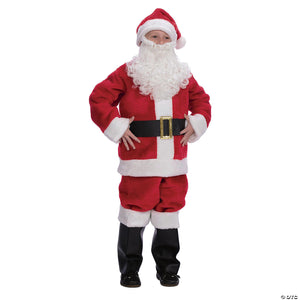 kids plush santa suit medium 6 8~ae908md