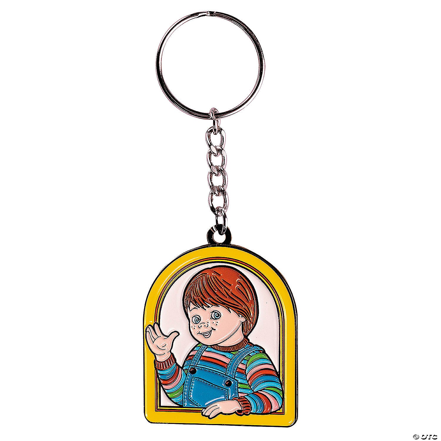 child& 8217 s play 2& 8482 goody guy chucky yellow keychain~masfus178