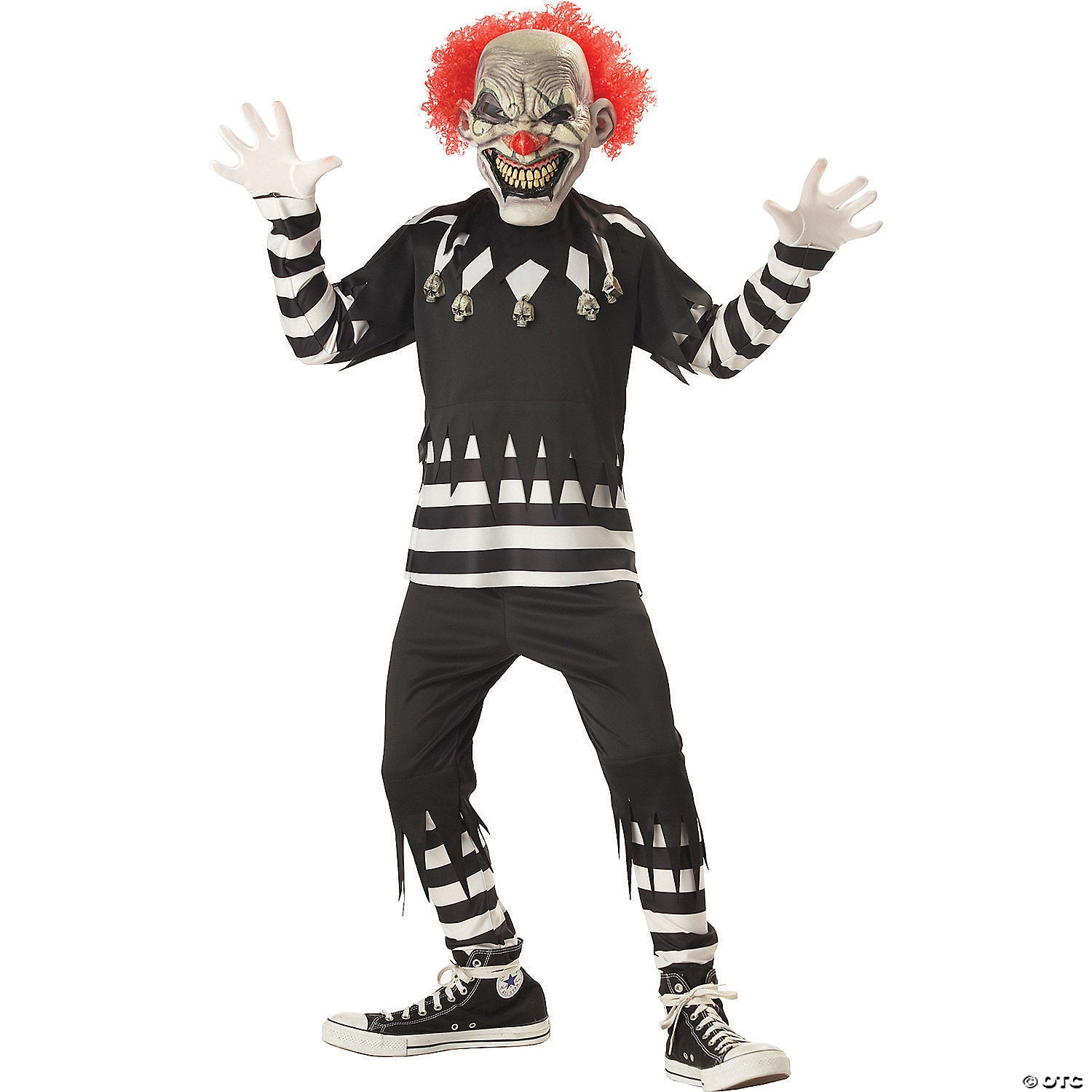 boy s creepy clown costume medium~cc00299md
