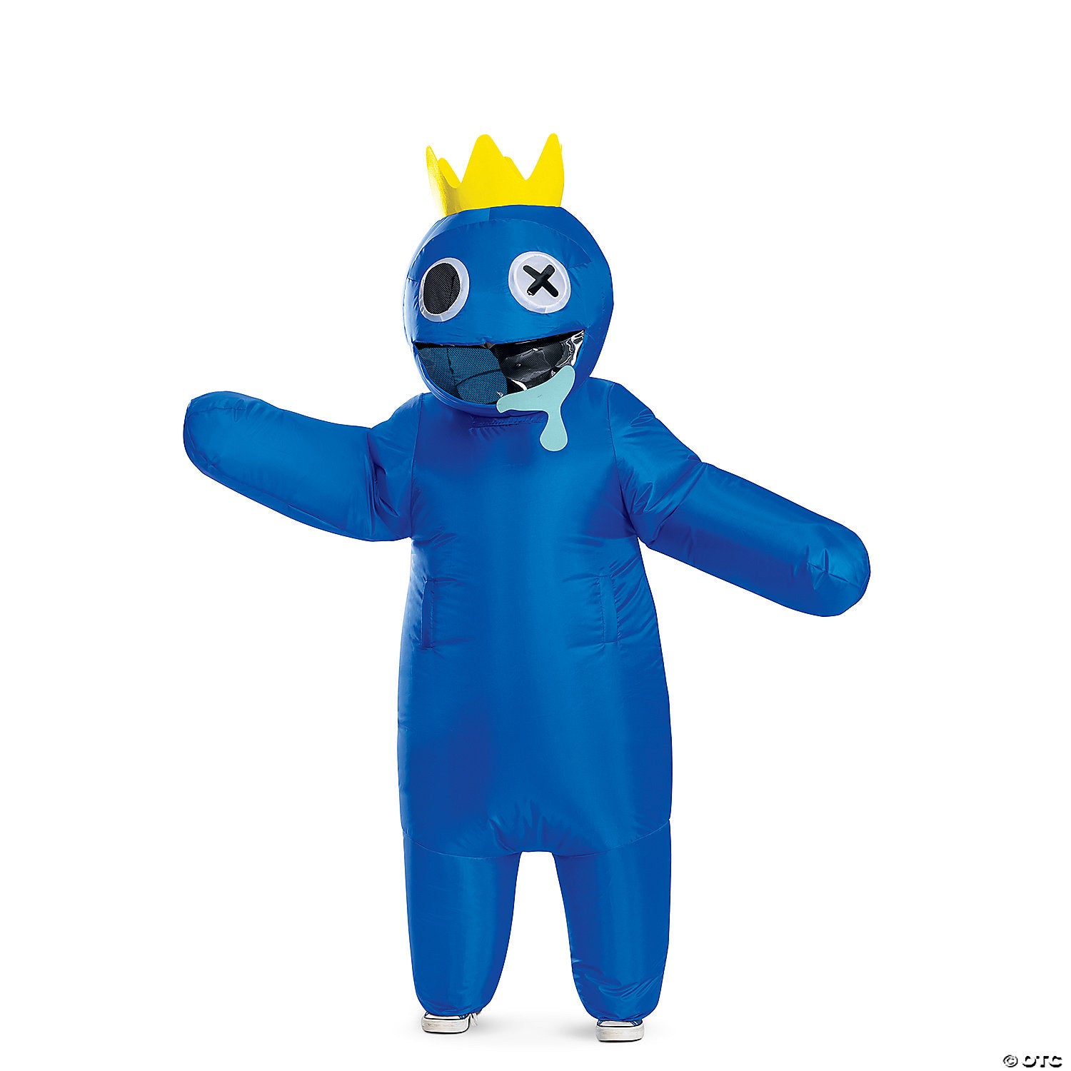 kids rainbow friends blue inflatable costume one size~dg164399