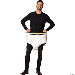 tighty whities underwear adult costume~gc1677