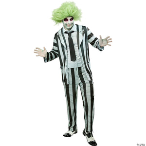 men& 8217 s beetlejuice& 8482 black & white beetlejuice costume large 42 44~ru1001333lg