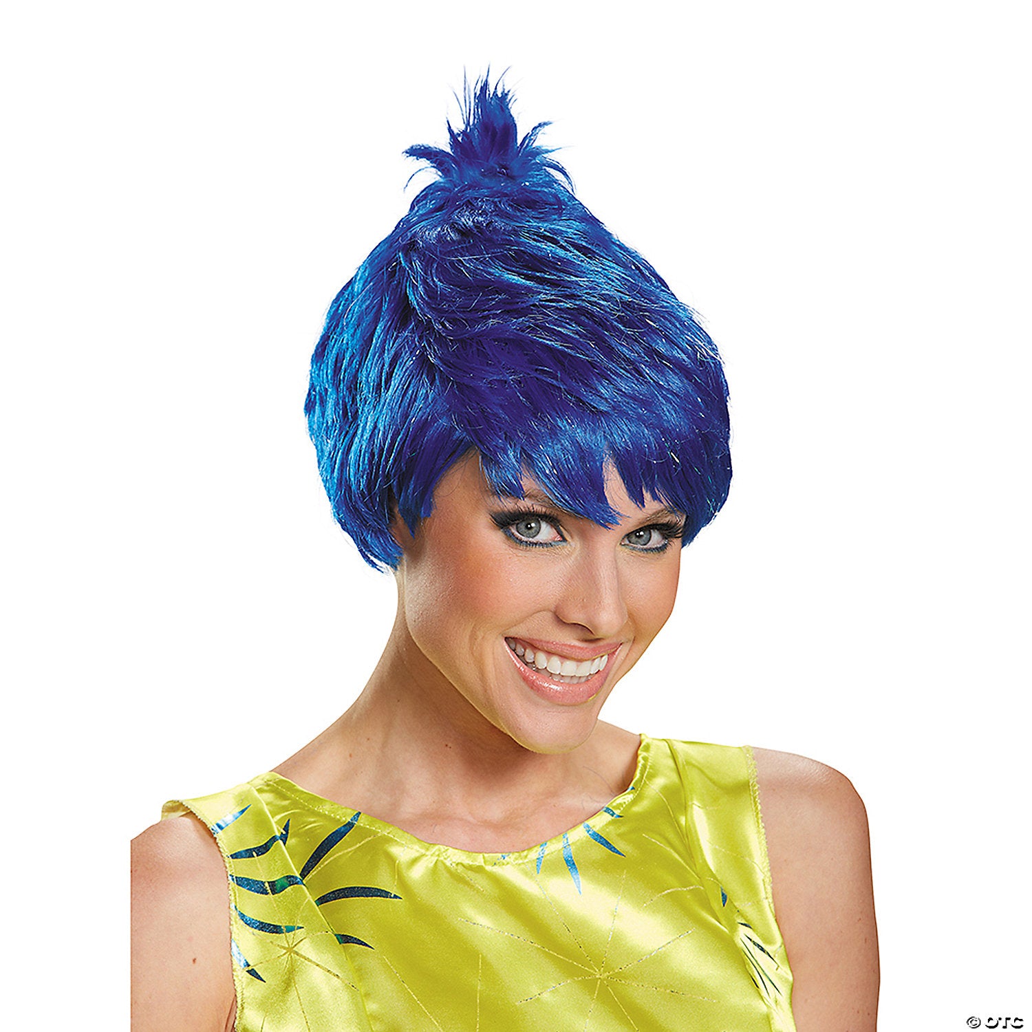 women& 8217 s disney& 8217 s inside out joy wig costume accessory~dg86959ad