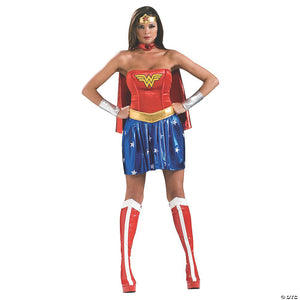 women s deluxe wonder woman costume large~ru888439lg