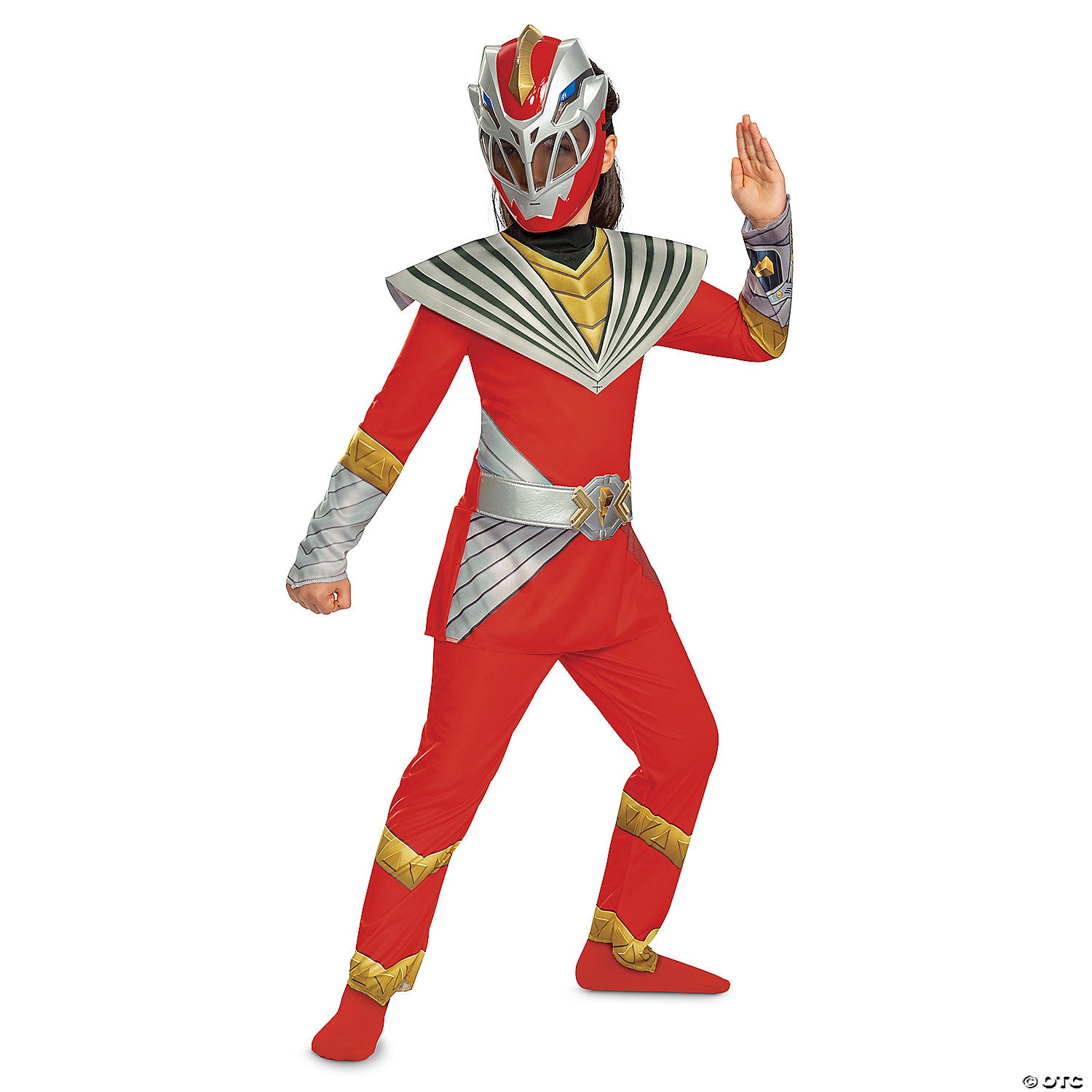 girl s classic power rangers& 8482 cosmic fury red ranger costume medium 7 8~dg155959k