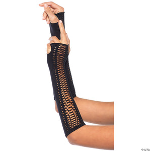 faux lace up gloves~ua2148