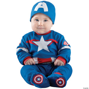 baby marvel captain america& 8482 steve rogers costume 12 18 months~jwc0650tm