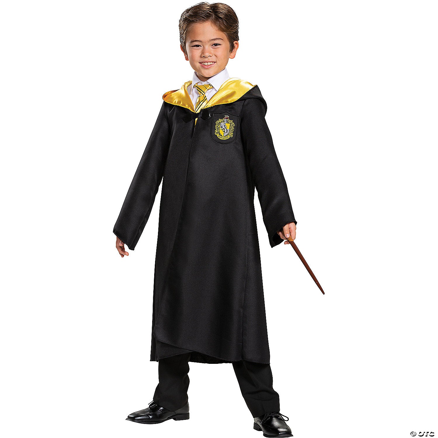 kids classic harry potter& 8482 hufflepuff robe large 10 12~dg107869g-a03