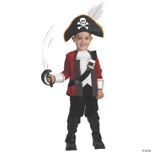 toddler boy& 8217 s el capitan pirate costume 3t 4t~dg2163m
