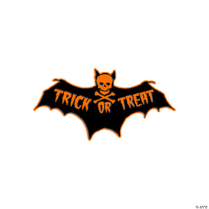 2 toxictoons& 8482 trick or treat bat full color enamel pin~mattep106