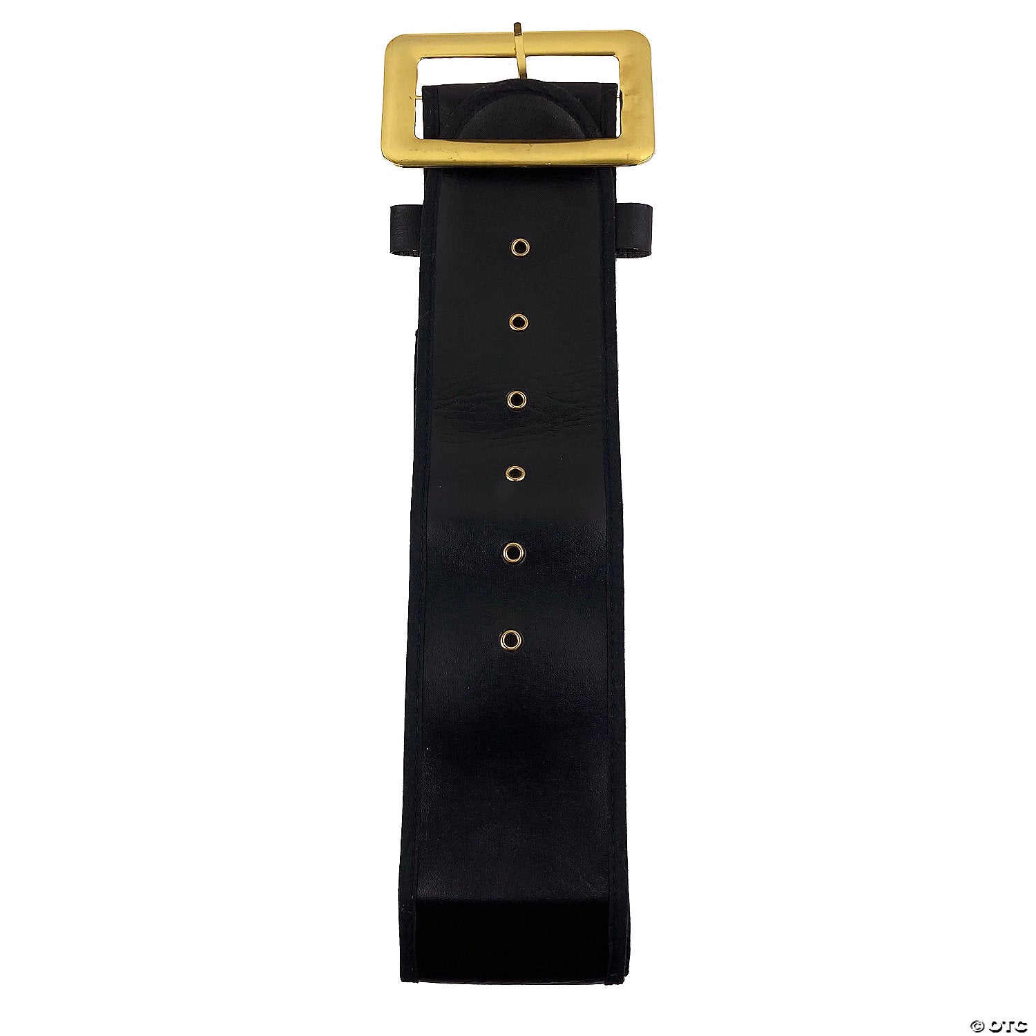 adult naugahyde santa belt with prong buckle large~ae9929lg