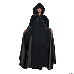 women s deluxe black velvet cape~ur29244